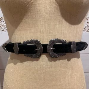 Free People Velvet Western Belt